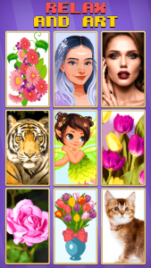 اسکرین شات 2 برنامه Art Pixel Number Coloring