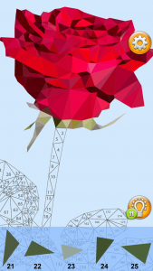 اسکرین شات 1 برنامه Poly Art Number Coloring – Puz
