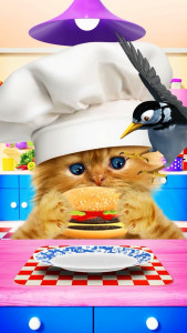 اسکرین شات برنامه Talking baby cat. Talking game 3