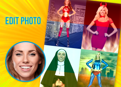 اسکرین شات 4 برنامه Superhero Photo Frame Editor