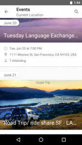 اسکرین شات برنامه Couchsurfing Travel App 4
