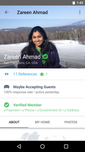 اسکرین شات 5 برنامه Couchsurfing Travel App