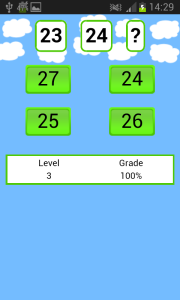 اسکرین شات 4 برنامه kids math count to 100