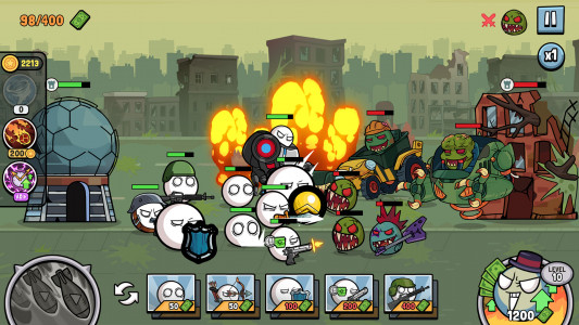 اسکرین شات 2 بازی Balls War: Conquer the World
