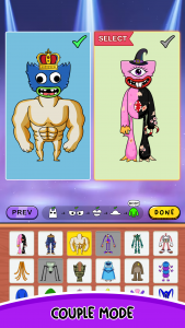 اسکرین شات 6 بازی Couple Mix Monster: Makeover