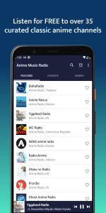 اسکرین شات 1 برنامه Anime Music – Anime Radio 2025