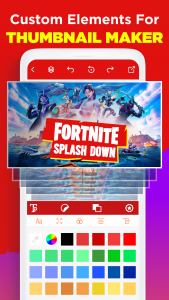 اسکرین شات 3 برنامه Thumbnail Maker - Channel art