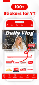 اسکرین شات 4 برنامه Thumbnail Maker - Channel art