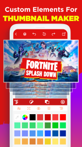 اسکرین شات 3 برنامه Thumbnail Maker - Channel art
