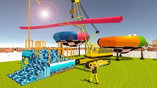 اسکرین شات بازی Build Water Theme Park: 3D Construction Simulator 2