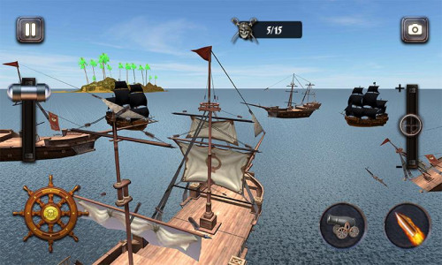 اسکرین شات بازی Caribbean Sea Outlaw Pirate Sh 1