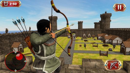 اسکرین شات بازی Bow Arrow Castle Defense War 2