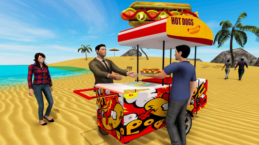 اسکرین شات بازی Hot Dog Delivery Food Truck 3