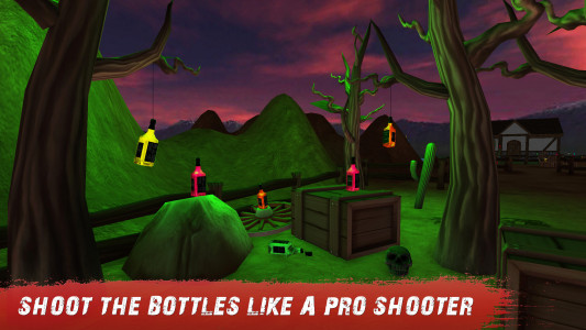 اسکرین شات بازی Knock Bottles Down Gun Games 4