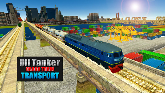 اسکرین شات 2 بازی Oil Cargo Train 3D: Truck Tran