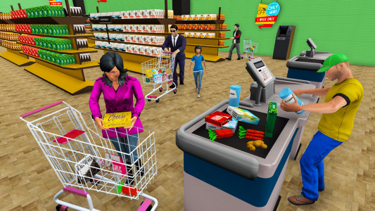 اسکرین شات بازی Pretend Supermarket shopping 2