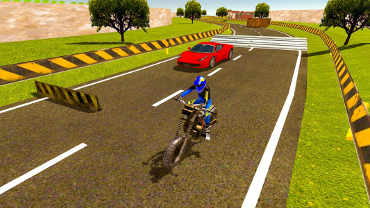 اسکرین شات بازی Sports Car vs Bike Racing 2