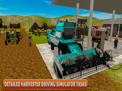 اسکرین شات بازی Real Farm Harvester 3D 3