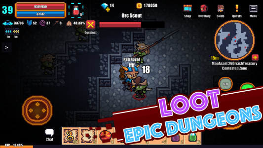 اسکرین شات 6 بازی Pixel Knights Online 2D MMORPG