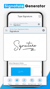 اسکرین شات برنامه Electronic Signature Maker 5