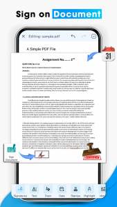 اسکرین شات 4 برنامه Electronic Signature Maker