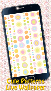 اسکرین شات برنامه Cute Patterns Live Wallpaper 4