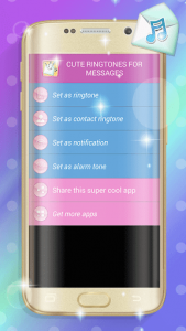 اسکرین شات برنامه Cute Ringtones for Messages 5