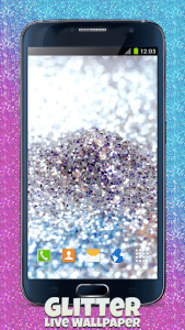 اسکرین شات برنامه Glitter Live Wallpaper 5