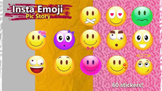 اسکرین شات برنامه Emoji Stickers for Pictures 2