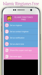 اسکرین شات برنامه Islamic Ringtones Free 4