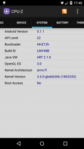 اسکرین شات برنامه CPU-Z 3