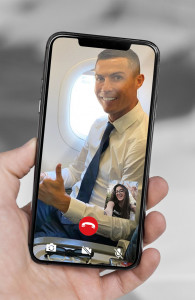 اسکرین شات برنامه Cristiano Ronaldo Call You 2