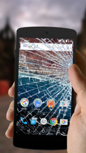 اسکرین شات برنامه Broken Screen Prank 2