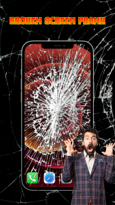 اسکرین شات 1 برنامه Cracked Screen with Time Bomb