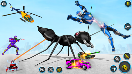 اسکرین شات 3 بازی Ant Robot Car Game: Robot Game