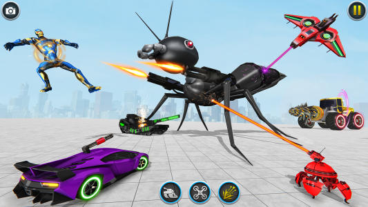 اسکرین شات 4 بازی Ant Robot Car Game: Robot Game