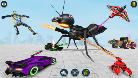 اسکرین شات بازی Ant Robot Car Game: Robot Game 4