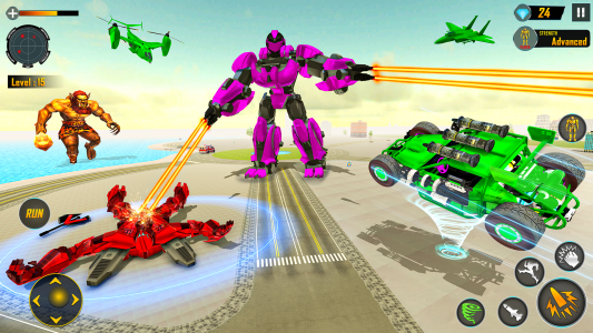 اسکرین شات بازی Bee Robot Car Game: Robot Game 2