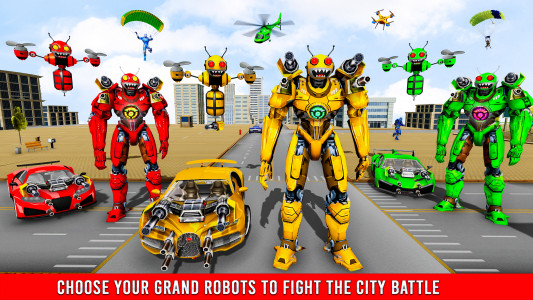 اسکرین شات بازی Bee Robot Car Game: Robot Game 7