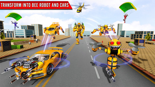 اسکرین شات بازی Bee Robot Car Game: Robot Game 5