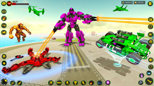 اسکرین شات بازی Bee Robot Car Transform Games 8