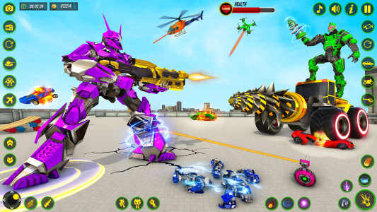 اسکرین شات برنامه Bull Robot Car Game:Robot Game 5