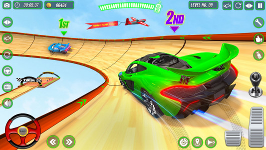 اسکرین شات برنامه Ramp Car Stunts: Racing Games 6