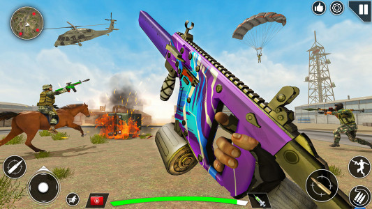 اسکرین شات برنامه FPS Commando Mission Gun Games 3