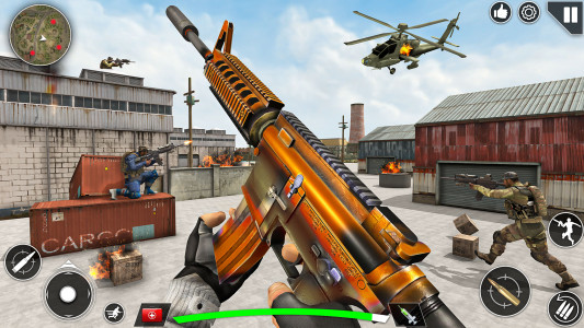 اسکرین شات برنامه FPS Commando Mission Gun Games 1