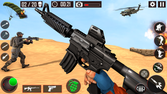 اسکرین شات 3 برنامه FPS Commando Shooting Gun Game