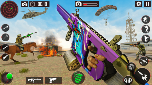 اسکرین شات 4 برنامه FPS Commando Shooting Gun Game