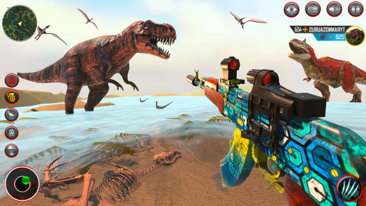 اسکرین شات برنامه Real Dino Hunter: Dino Game 3d 5