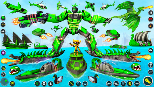 اسکرین شات بازی Dino Robot - Car Robot Games 2