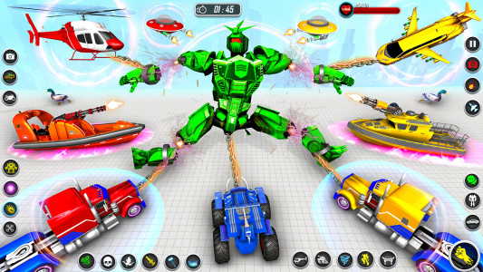 اسکرین شات 6 بازی Dino Robot - Car Robot Games